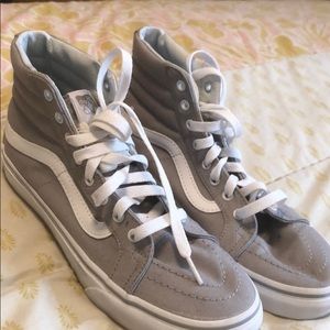 Women’s Vans high tops.